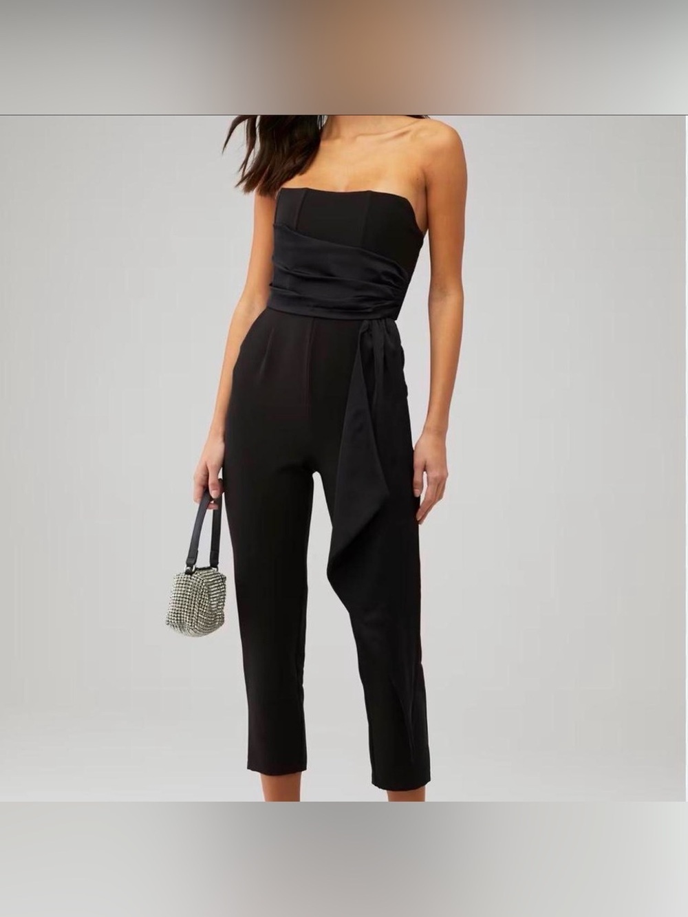 Steve Madden Harlen Satin Jumpsuit